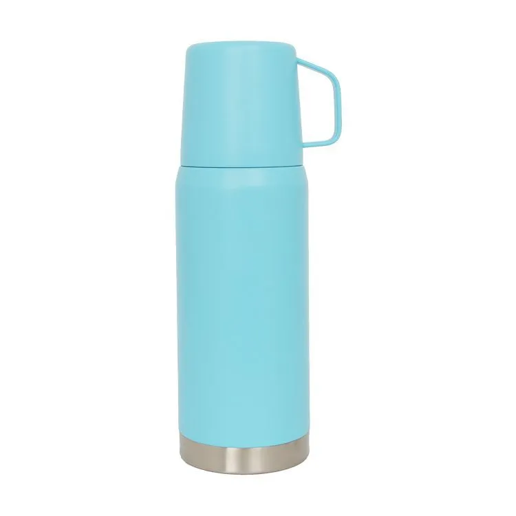 wholesale blue thermos bottle