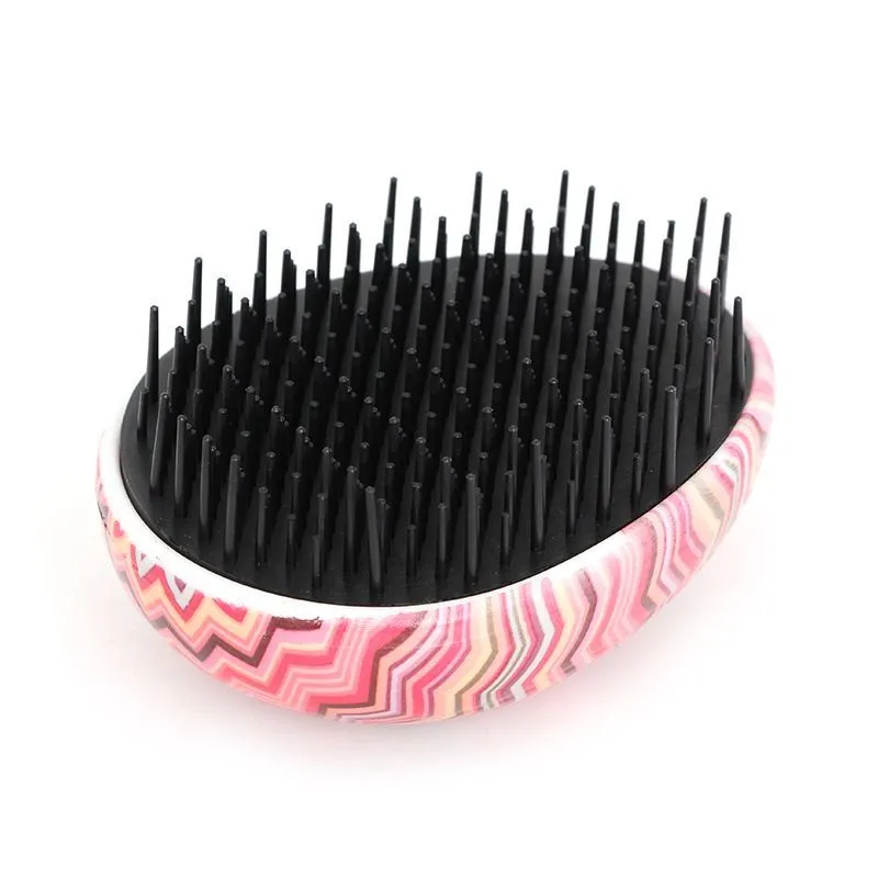 Wholesale Printed Egg-Shaped Hair Brush