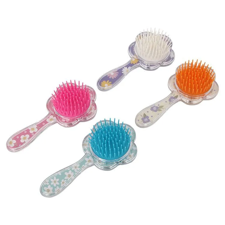 Wholesale Flower-Shaped Children Hair Brush