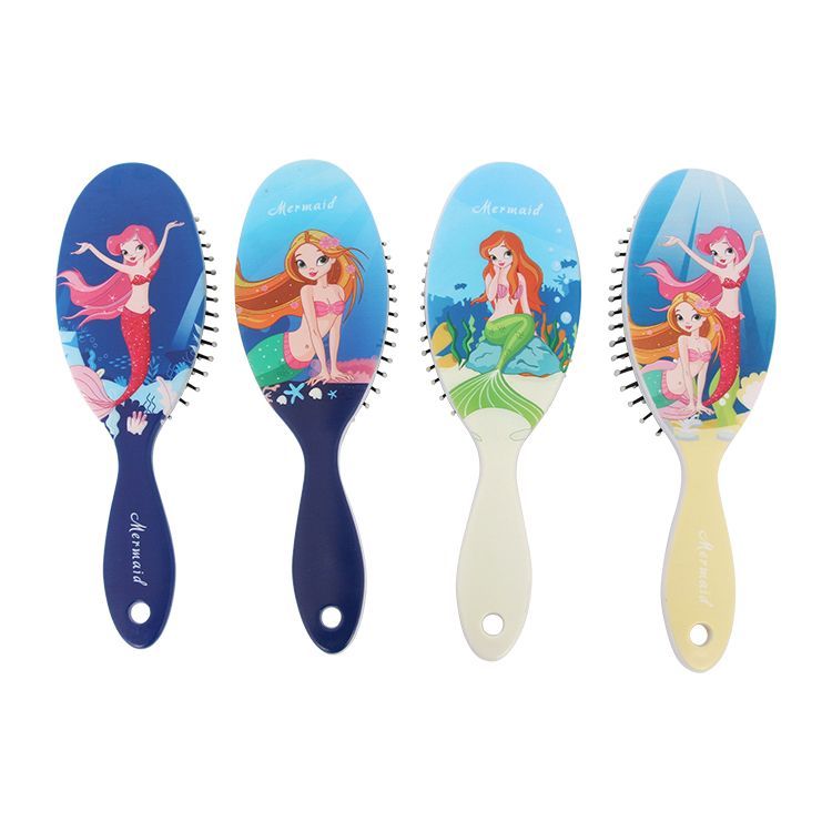 Wholesale Mermaid Pattern Children Hair Brush