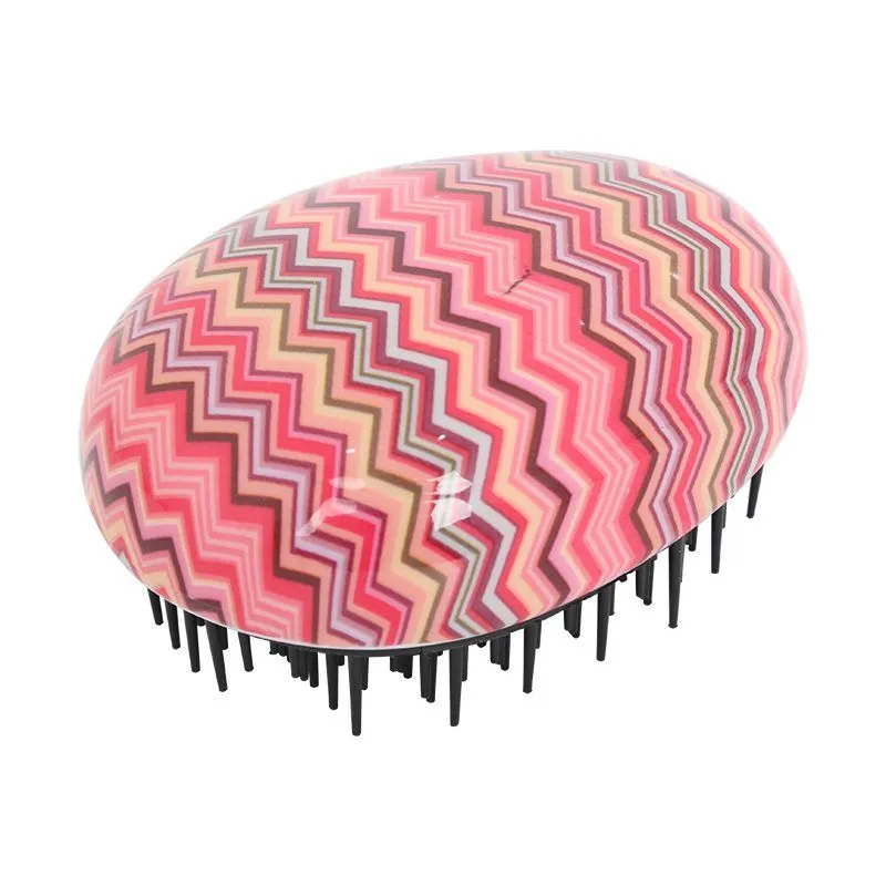Wholesale Printed Egg-Shaped Hair Brush