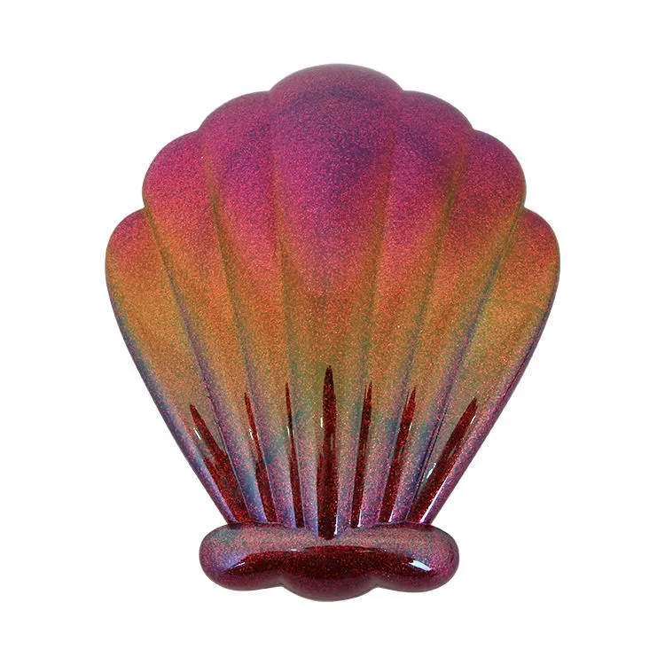 Wholesale Shell-Shaped Gliter Hair Brush