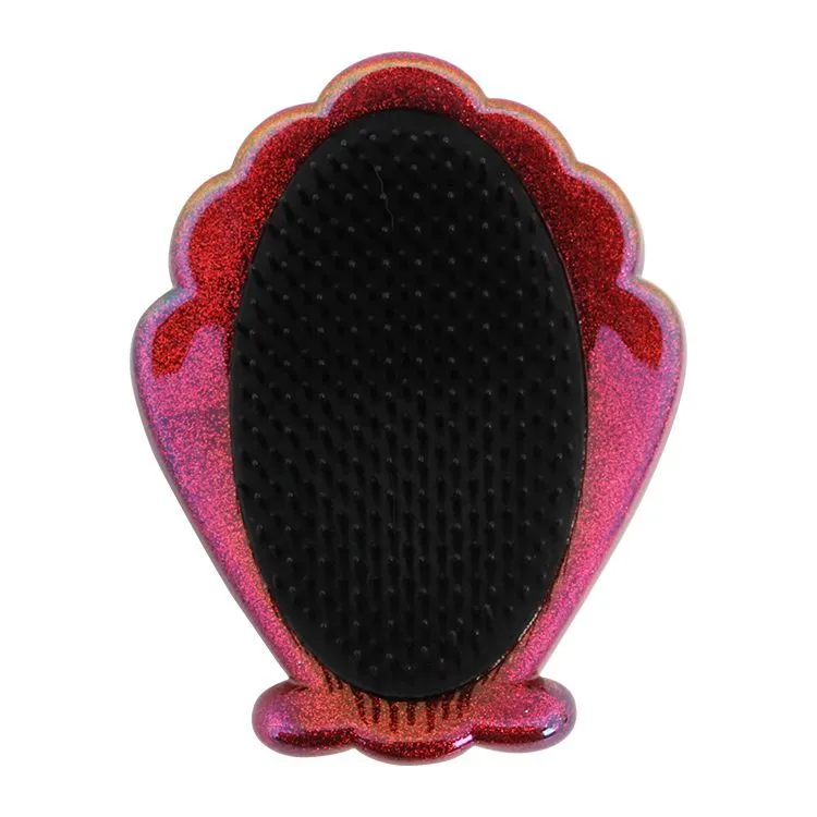 Wholesale Shell-Shaped Gliter Hair Brush